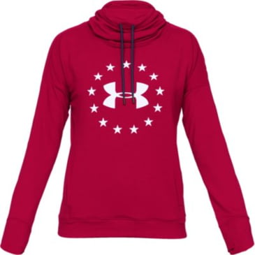 under armour funnel neck hoodie women's