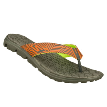 skechers sandals mens orange