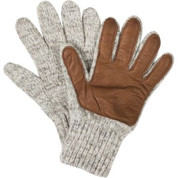 men's wool gloves with leather palms