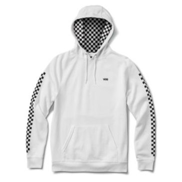 vans white checkered hoodie