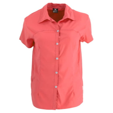 White Sierra Womens Gobi Desert Short Sleeve Shirt