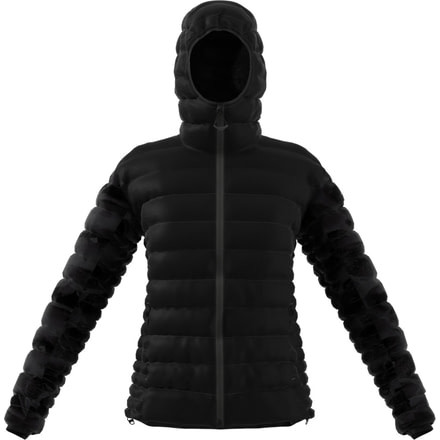 women's adidas outdoor hooded climawarm down jacket