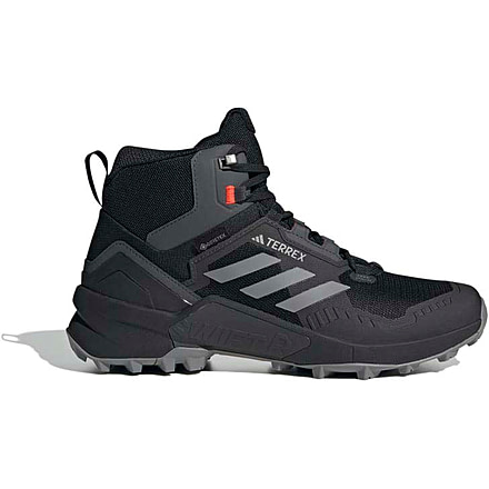 Adidas Terrex Swift R3 Mid GORE-TEX Hiking Shoes - Men's, Black/Grey Three/Solar Red, 11,5US, HR1308-11-5
