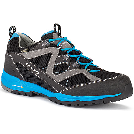 Mio Surround GTX Hiking Shoe - Mens-Black/Turquoise-Medium-9.5