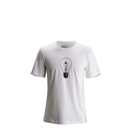 Black Diamond BD Idea Short Sleeve Logo Tee Shirt - Men's, White, Small APH806100SML1