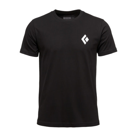 Black Diamond Equipment For Alpinist Short Sleeve T-Shirt - Mens, Black, Large, APYL4X015LRG1