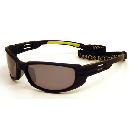 Body Glove FL20-A Sunglasses, Black Frame, Smoke Polarized Lens, Polarized, 10218609.QTM