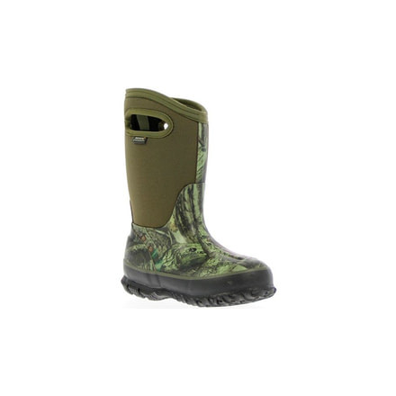 BOGS boots boys youth 1 camo waterproof insulated slip on classic high winter