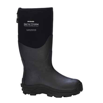 Dryshod Arctic Storm Hi Winter Boot - Men's, Black/Grey, 10 ARS-MH-BK-010