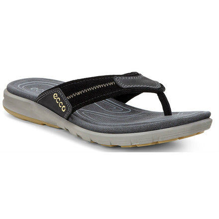 ecco sandals mens black