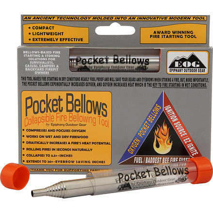 Pocket Bellows Collapsible Fire Bellowing Tool