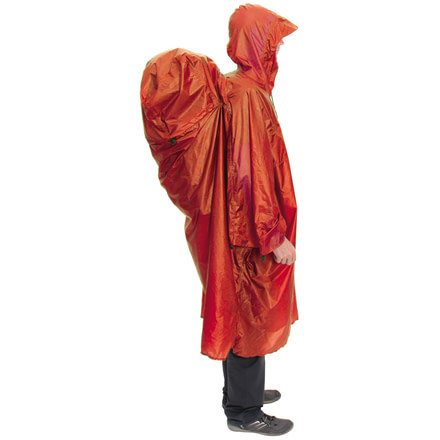 Exped Pack Poncho UL-Terra Cotta-Small