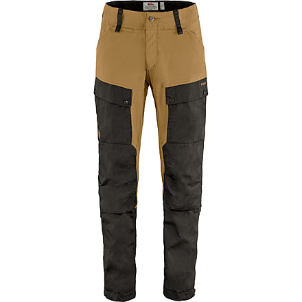 Fjallraven Keb Trousers - Mens, Regular Inseam, Dark Grey/Buckwheat Brown, 58/Regular, F87176-030-232-58/R