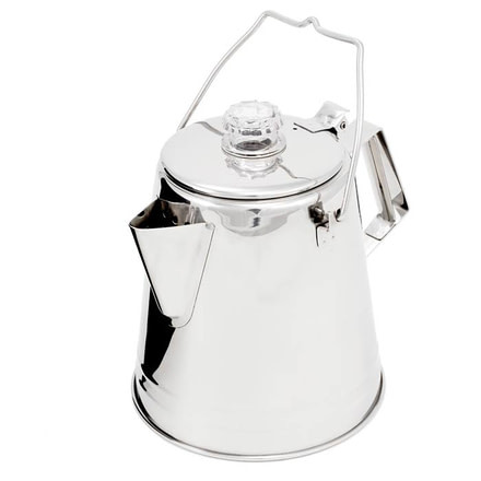 GSI Glacier Stainless Steel 8 Cup Percolator, 65008