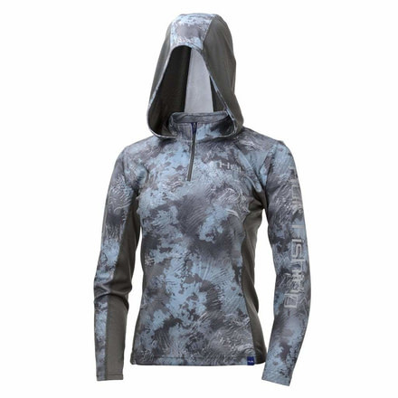 H6120021-185-M HUK Women/'s Huk Camo Icon Long Sleeve Medium M//Sub Zero