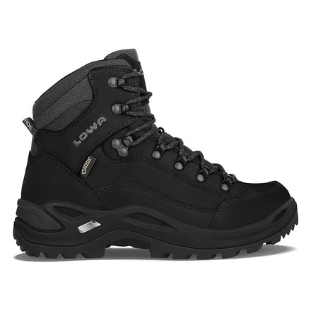 Lowa Renegade GTX Mid Hiking Boots - Womens, Deep Black, Medium, 9, 3209450998-DEPBLK-MD-9