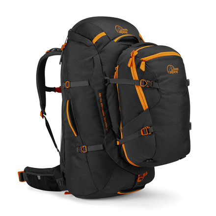 Lowe Alpine AT Travel Trekker 70+30 Backpack-Anthracite/Amber