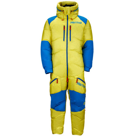 Marmot 8000 Meter Suit - Men's-Acid Yellow/Cobalt Blue-Medium