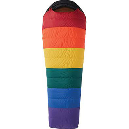 Marmot Yolla Bolly 30 Degree Sleeping Bag, Left Zipper, Rainbow, Regular, 901245-19971-NWRNBWLZ