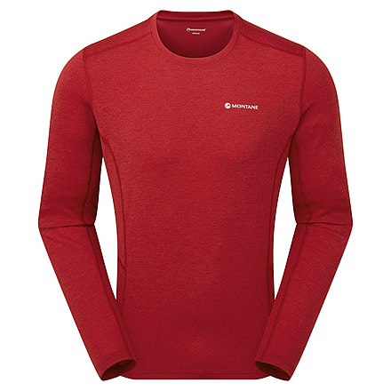 Montane Dart Long Sleeve T-Shirt - Mens, Acer Red, Extra Large, MDRLSACRX15