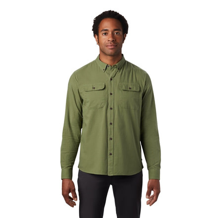 Mountain Hardwear Crystal Valley Long Sleeve Shirt - Mens, Field, Small, 1879061354-S