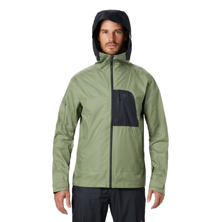 Mountain Hardwear Exposure 2 Gore-Tex Paclite Plus Jacket - Mens, Field, Large, 1879331354-L