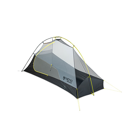 NEMO Equipment Hornet OSMO Ultralight Backpacking Tent, Birch Bud / Midnight Gray, 1Person, 811666036704