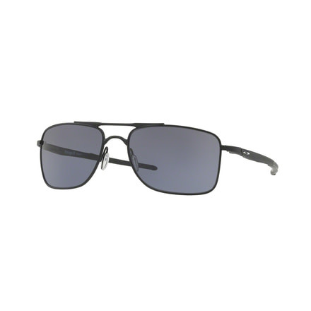 Oakley GAUGE 8 OO4124 Sunglasses 412401-62 - Matte Black Frame, Grey Lenses