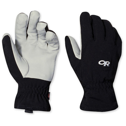 Black XL Outdoor Research Transcendent Down Mitts