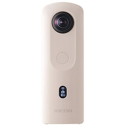 Ricoh Theta SC2 Digital Camera, 4K, 360-degree, Spherical, Compact, Beige, 910802