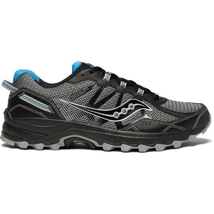 Saucony Mens Excursion TR11 Trail Running Shoe, Black/Blue, 11.5 US S20392-9-11.5 US
