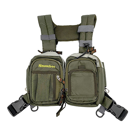 Snowbee Ultralite Chest Pack, Two-Tone, Sage, 11628