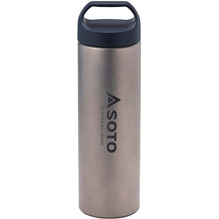 Soto Titanium Water Bottle,, Silver, ST-TN30