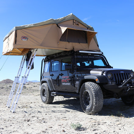 Tuff Stuff Overland Rooftop Tent & Annex Room 5 Person Elite Overland ...