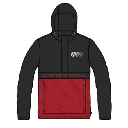 vans hoodie mens red