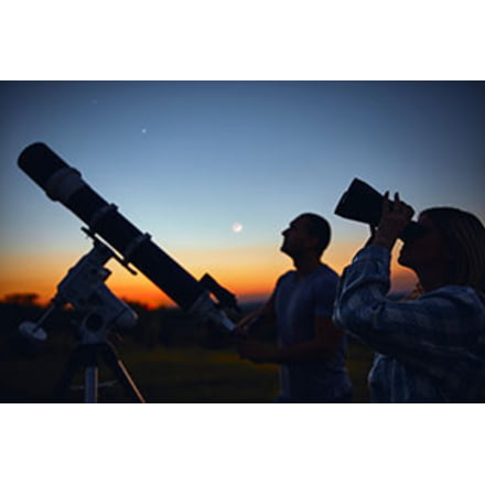 Couple Stargazing Together