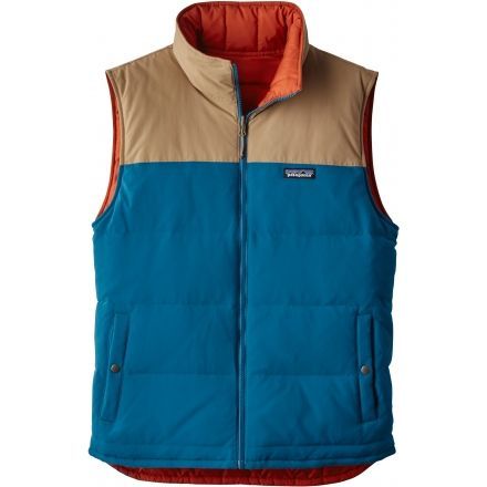 patagonia reversible bivy down vest forge grey