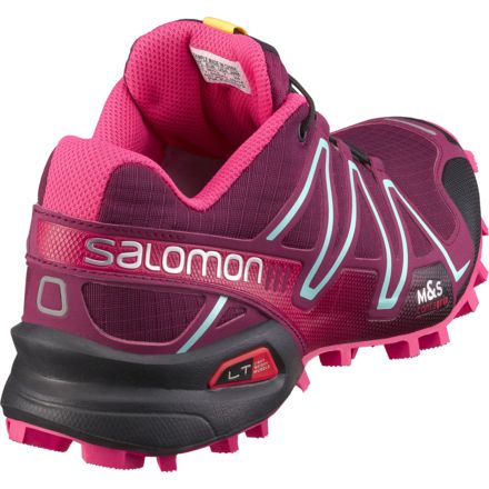 salomon pink shoes