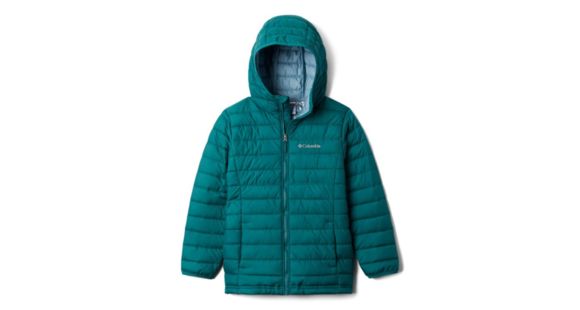 columbia powder lite boys hooded jacket