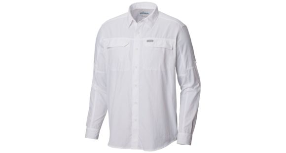 columbia silver ridge long sleeve shirt mens
