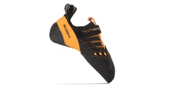 Scarpa Instinct VS 70013/000 Black/Orange Microsuede Rock Caving Climbing Shoes 