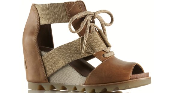 joanie lace wedge sandal