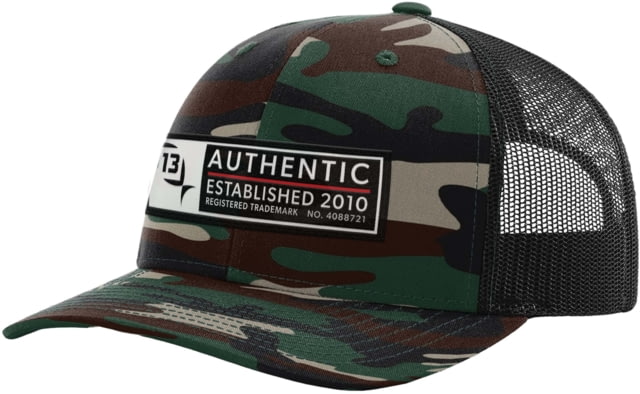 13 Fishing Brochacho Curved Brim Snapback Trucker Hat - Men's Green One Size