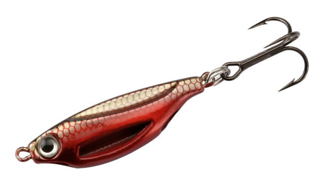 13 Fishing Flash Bang Jigging Rattle Spoon with Glow Sticks Molten Hot Magma 3/8oz 1-1/2in