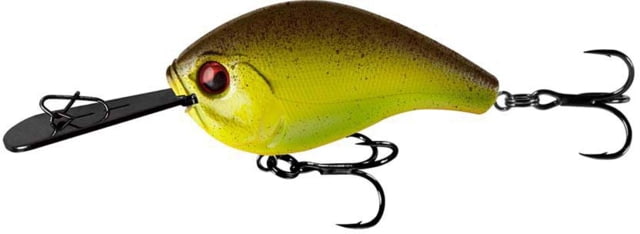13 Fishing Jabber Jaw Deep Hybrid Squarebill 1/2oz 7-9ft Chartreuse Root Beer 4.3in
