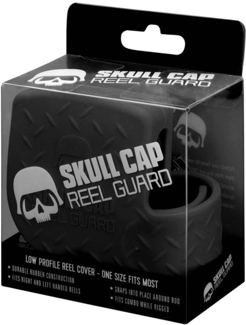 Rapala Skull Cap Low-Profile Baitcast Reel Cover Fits Most Right And Left Hand Baitcast Reels Orange 3in
