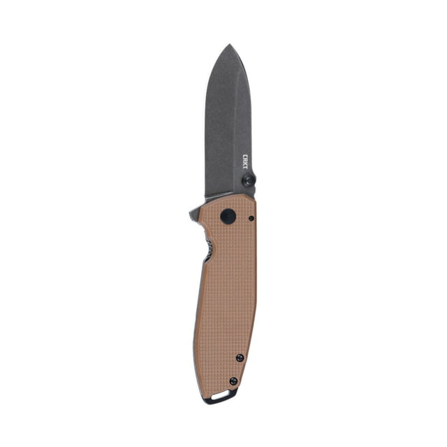 Crkt CRKT Squid XM Assisted Opening Folding Knife 3.00in 8Cr13MoV Drop Point Brown G10 Handle - $59.99 at CampSaver.com