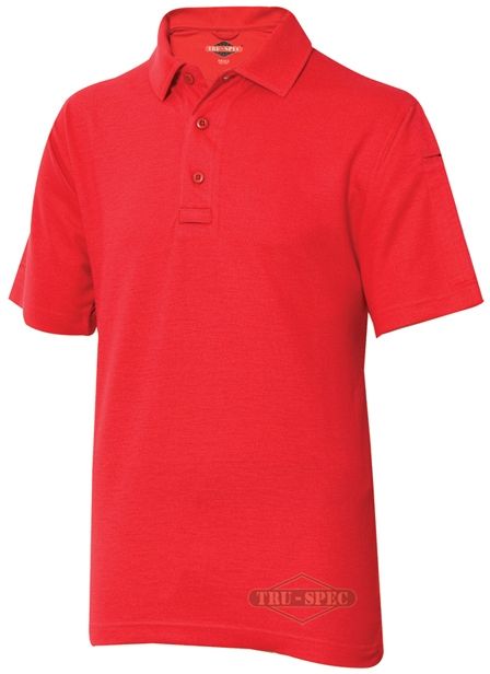 TruSpec 24-7 Men's Original Short Sleeve Polo Range Red Medium Reg Length