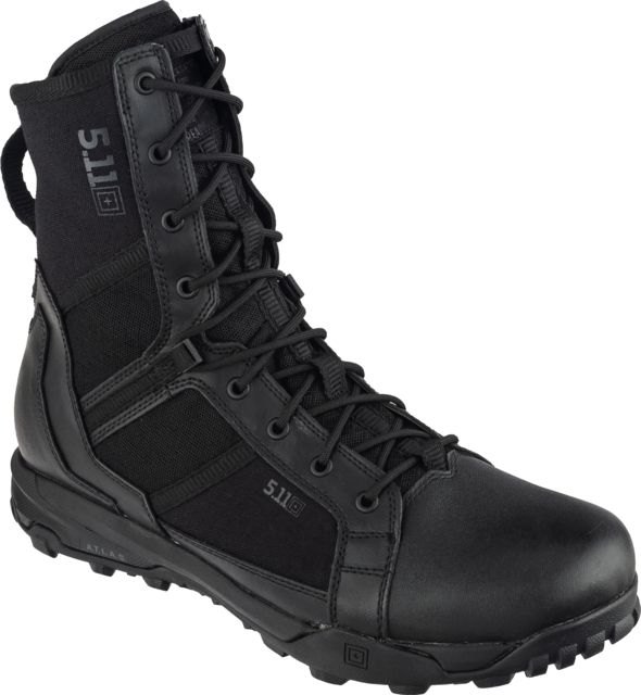 5.11 Tactical A/T 8in Side Zip Boot - Mens Black 7.5R