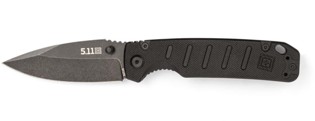 5.11 Tactical 5.11 Tactical Braddock DP Mini Folding Knife 3in D2 Drop Point Black  SZ